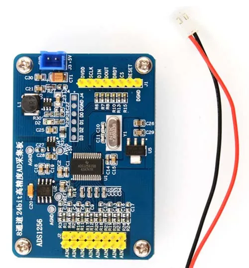 ADS1256 модуль 24 бит ADC AD Модуль аналого-цифрового преобразования высокоточная карта сбора данных ADC