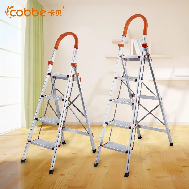 

2018 New Lock Free Shipping Card Bei Household Folding Step Stool Herringbone Ladder Indoor Thickening Climbing A Small Hands