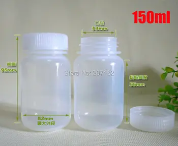 

(100PCS/Lot) 150ML PP Bottle Clear Transparent Color PP Solid Bottle, Leak-proof Liquid Bottle, Empty Plastic Bottle