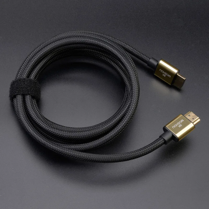 HDMI кабели 2,1 8 к 60 Гц 4 к 120 Гц 48 Гбит/с Полоса пропускания ARC MOSHOU видео 2 м Шнур для усилителя ТВ высокой четкости мультимедийный интерфейс