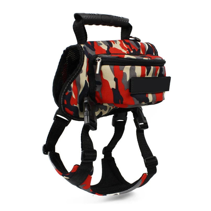 

Pet Dog Backpack Saddle Bag Medium Big Large Dogs Bag Polyester Pitull Outdoor Hiking Camping Training Pet Carrier Dog Product