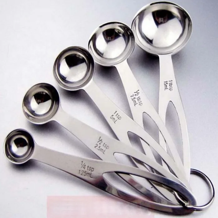 Stainless steel measuring spoons baking & pastry tools scale milk