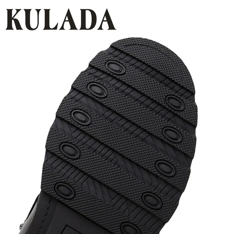 Ceny KULADA gorąca sprzedaż buty mężczyźni najcieplejsze buty zimowe ręcznie na zewnątrz zimowe buty do pracy w stylu Vintage mężczyźni zimowe wodoodporne buty