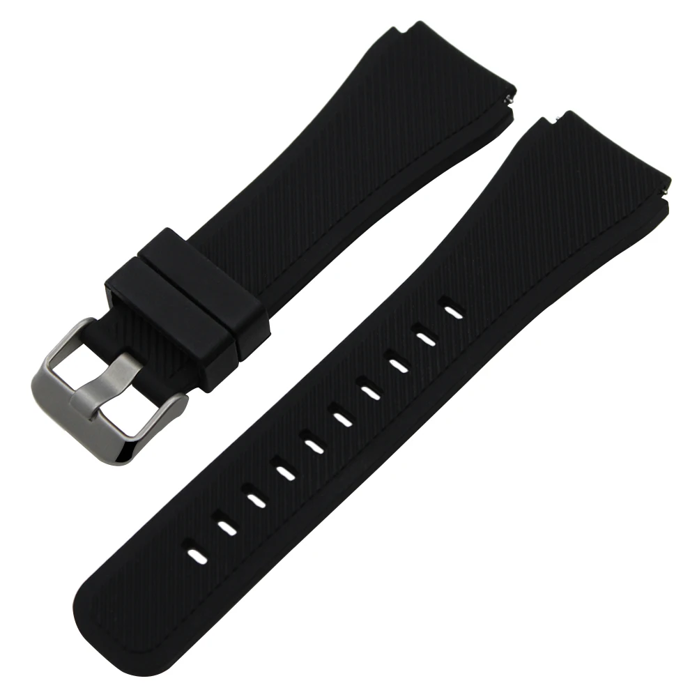 Sgancio rapido della Gomma di Silicone Cinturino 21 millimetri 22 millimetri  per Casio Donne Degli Uomini Della Vigilanza Della Fascia Del Braccialetto  Cinturino Da Polso Nero Marrone blu, Verde, Rosso|silicone rubber  watchband|rubber