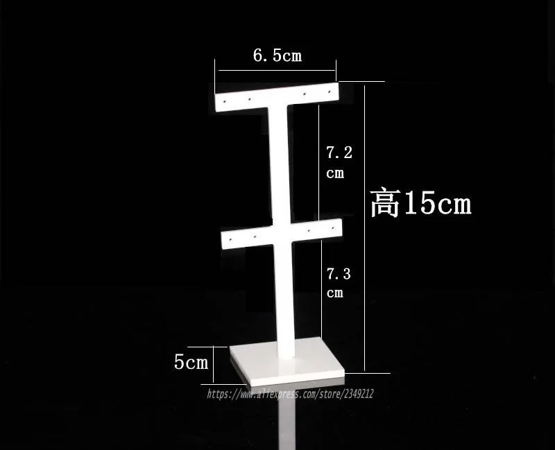 Профессиональный челый акриловый 2-Слои серьги ювелирные изделия держатель серьги витринный стеллаж shelfshowcase ювелирные изделия Дисплей стенд