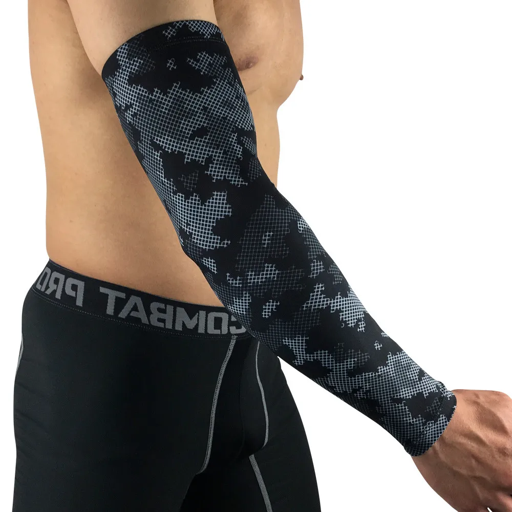 2019 Outdoor sports protective skin arm sleeve sunscreen basketball sports armguard Breathable sunscreen elbow riding gear 40MA7 (20)