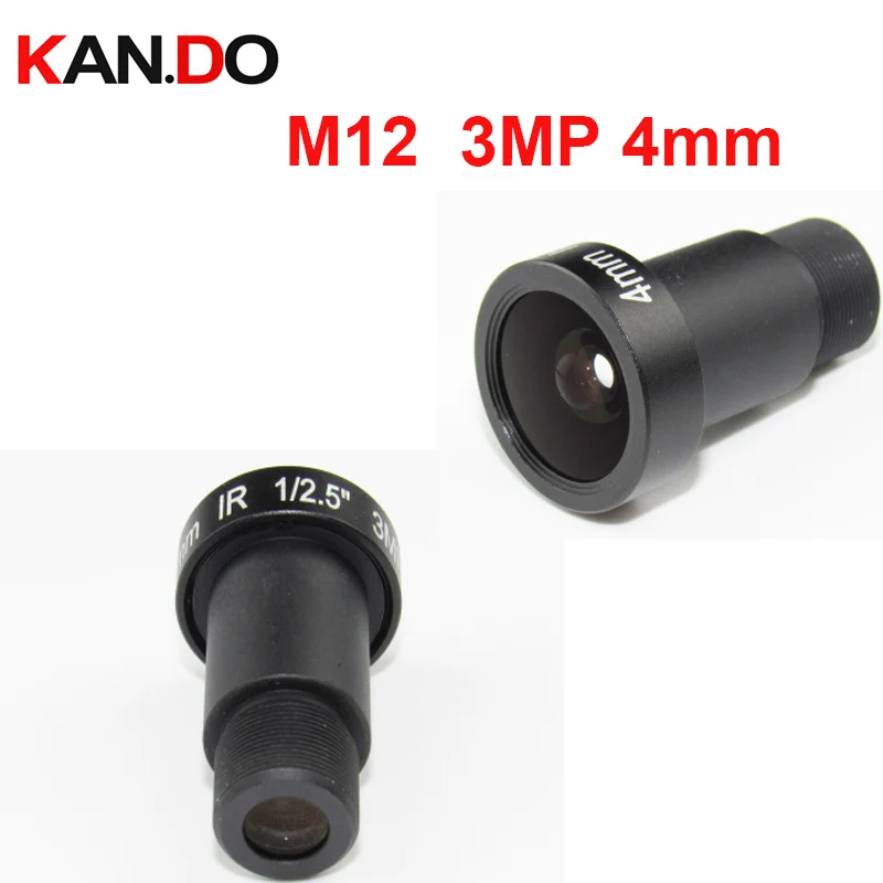 M12 объектив 3MP HD 4 мм Объективы для видеонаблюдения для HD IP камеры M12 F1.2 Aperture 1/2. 5 "для SONY IMX290/IMX291 ультра низкой освещенности камеры