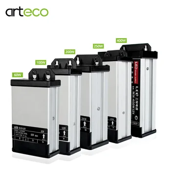 

AC220V Rainproof LED Power Supply DC12V 60W 100W 200W 250W 400W LED Driver Power Adapter For LED Strip Lights