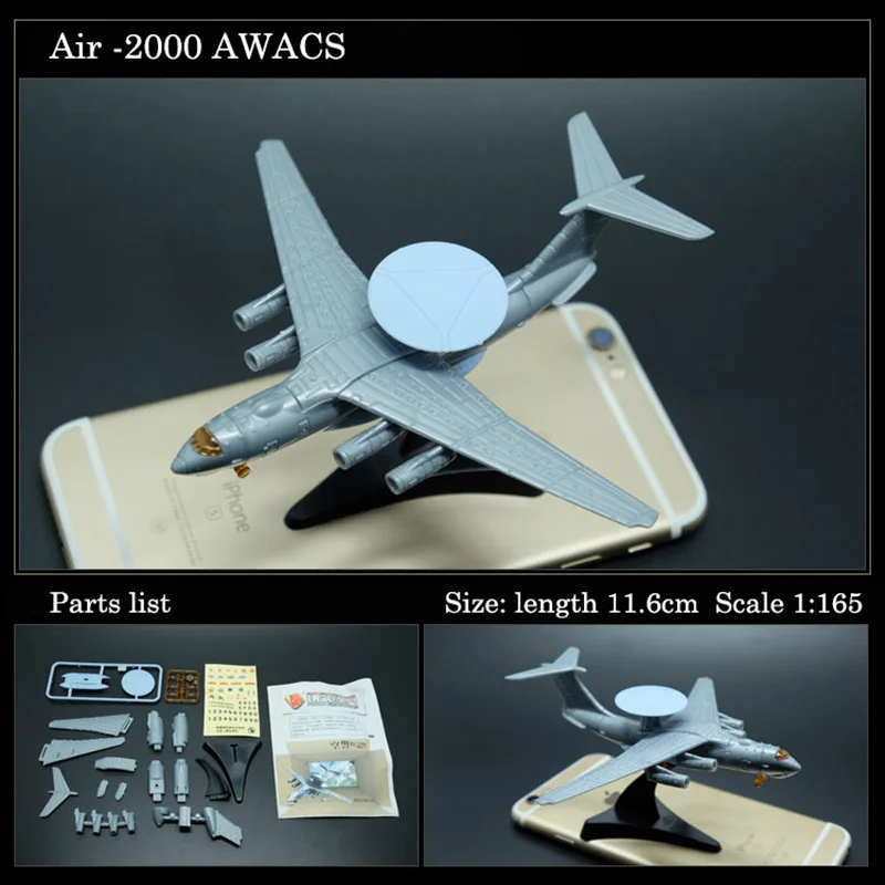 Modelo de Montagem de Aeronaves Modelo de Avião 165 Mini Jh-7 Jk-2000 Z-10 Su-33 Su-47 J-11 Z-9 Rdagunship Famosa Coleção 8 Pçs - Set 1: 11 Brinquedos e hobbies