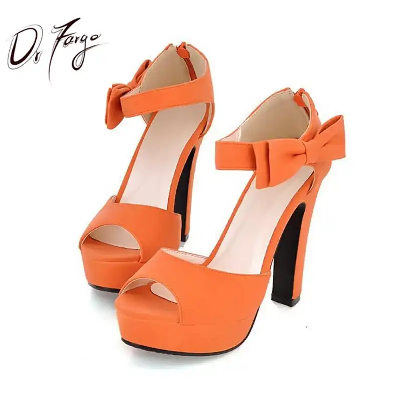 orange sandals