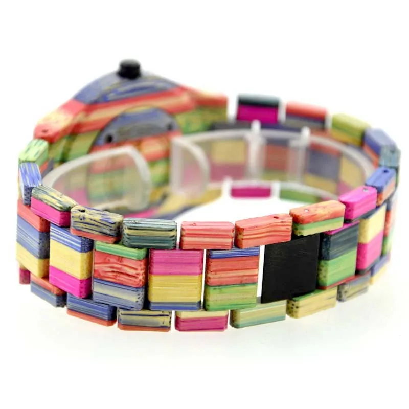 BEWELL WOODEN WATCH