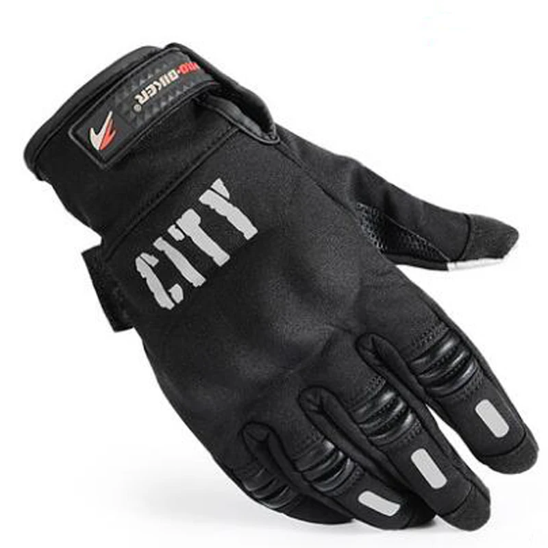 Зимние теплые Гоночные Перчатки для мотоциклистов перчатки сенсорных экранов