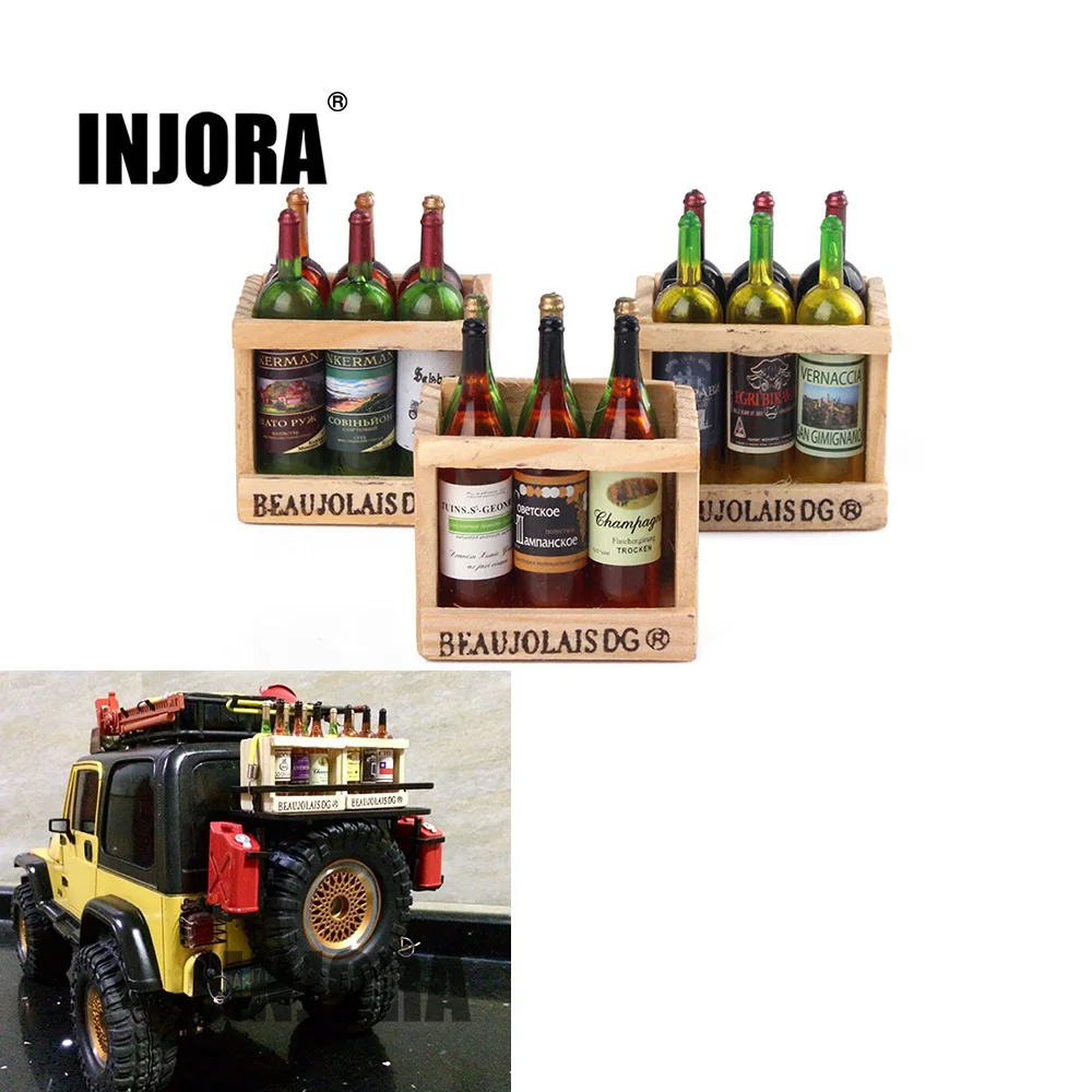 

1PCS Mini Bottle & Tray Model Toys 1:10 RC Crawler Car Accessories for Traxxas TAMIYA CC01 Axial SCX10 90046 D90 D110 TF2