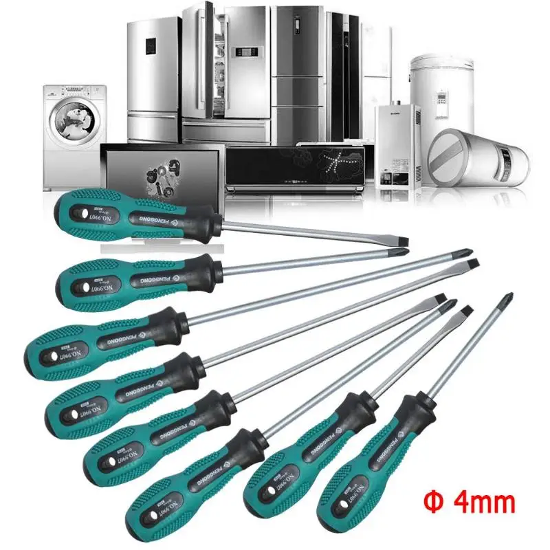 

Multi-purpose Insulated PP Handle Screwdrivers Electrician's Screw Driver Tighten Loosening Chromium Vanadium Alloy Steel Tool