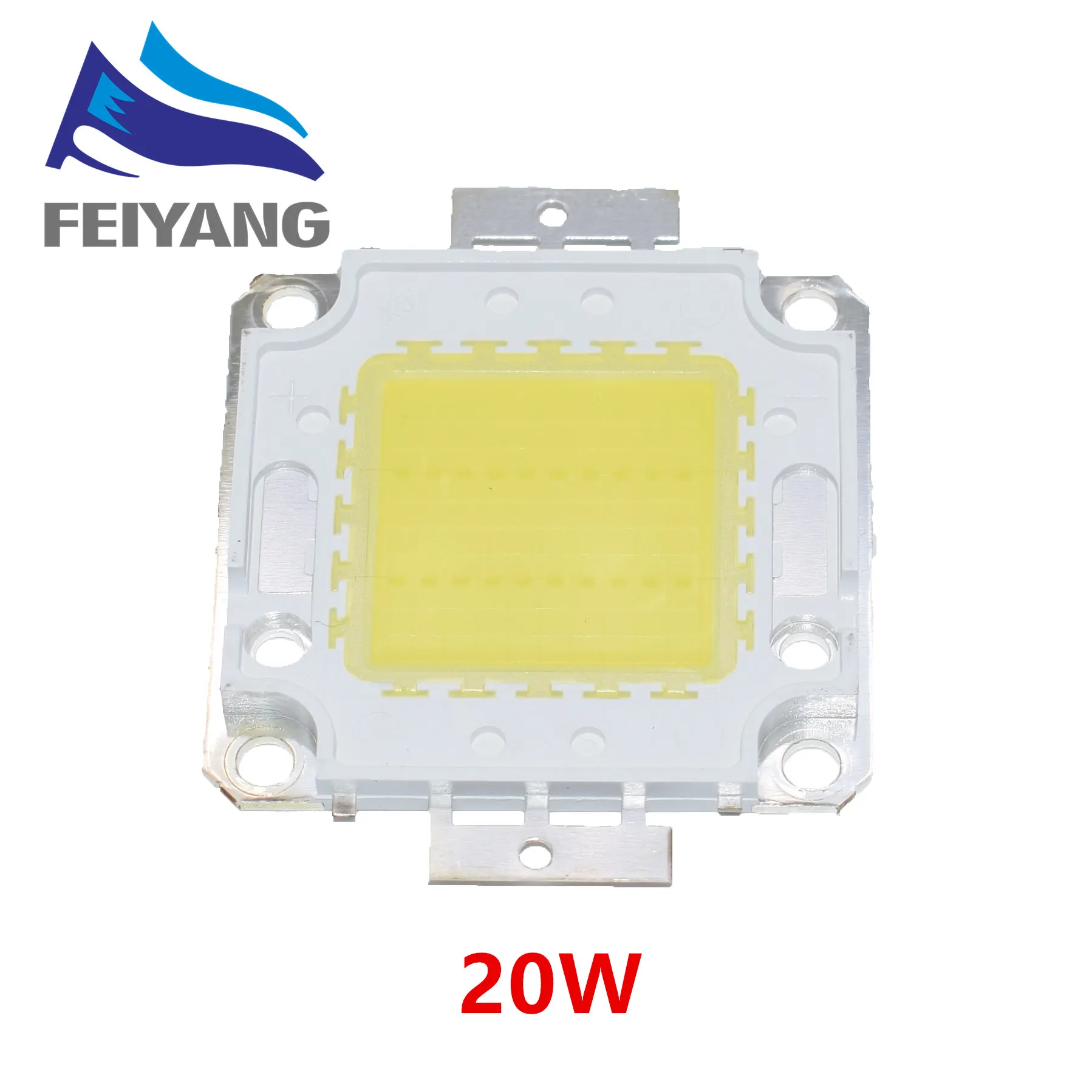 10PCS 10W 20W 30W 50W 100W White/Warm white LED CHIP Integrated High Power Lamp Beads 24*44mil 32V-34V 3200K-6500K 600-3000MA