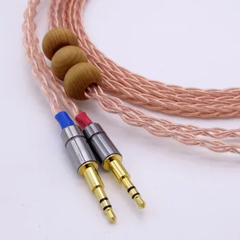 

2.5M HiFi Cable Headphone Upgrade Cable Hi-End 8 Cores 5N OCC For Hifman HE1000 HE400S He400i HE-X HE560 Oppo PM-1 PM-2