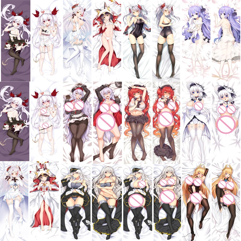 

October update Anime Games Azur Lane Vampire & Victorious & Uzuki hugging Body pillowcase otaku Dakimakura pillow cover case