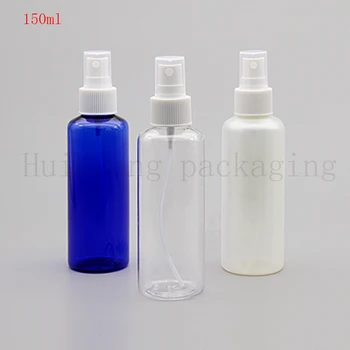 

30pcs 150ml Empty Plastic Spray Bottle Refillable Perfume PET Bottles With Spray Pump Container