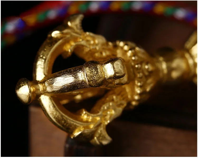 Непальский трансийский медный Золотой буддистский хвост, тибетские принадлежности Ваджра кулон, лучшие подарки как талисман