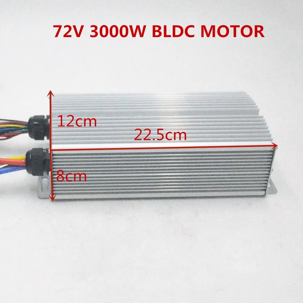 72V 3000W BLDC мотор комплект с бесщеточный контроллер 50A для электрического скутера Байк, способный преодолевать Броды для электронных сигарет двигателя автомобиля часть мотоцикла