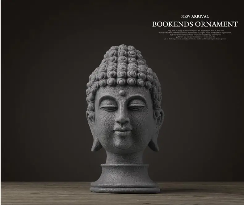 Sakyamuni Будда смолы ремесло статуя дзен Дхарма предложение счастливый офис дома мира талисман рабочего Ретро украшение фигурки искусства