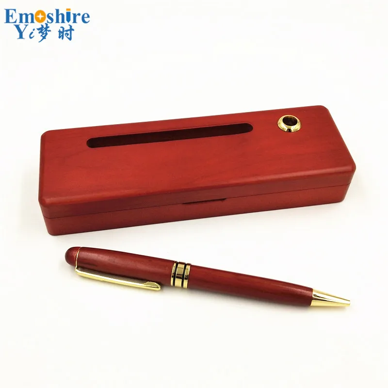 Emoshire Ballpoint Pen Wood ROLLER BALL Pen WITH WOOD BOX (7)