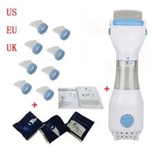 Электрическая блошиная расческа для щенков, лечение блох, безопасное для домашних животных, для собак, кошек, зоотоваров, расческа, США, ЕС, Великобритании