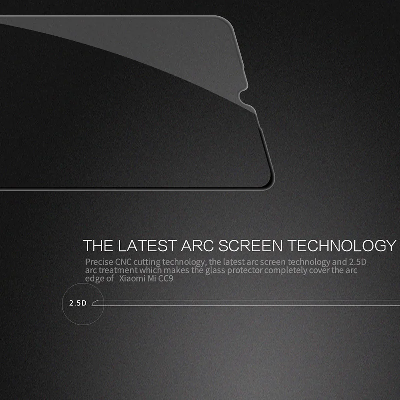 Защитная пленка для экрана Nillkin для Xiaomi mi CC9, закаленное стекло CC9e 2.5D 9 H, полное покрытие, Защитная пленка для Xiao mi CC9 CC9e glass
