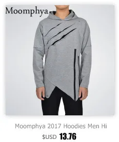 Moomphya/Fashion Уличная одежда футболка мужская EX T конец SWAG сбоку zip футболка Супердлинная футболка с длинными рукавами Wi T H кривой подол и молния