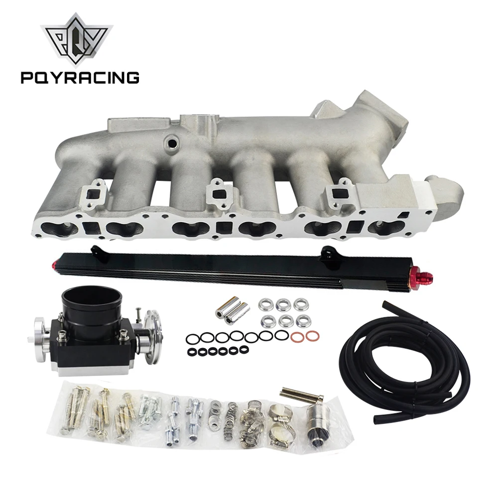 Впускной коллектор PQY Cast для Nissan 240SX RB25det RB25 Skyline корпус дроссельной заслонки 80 мм