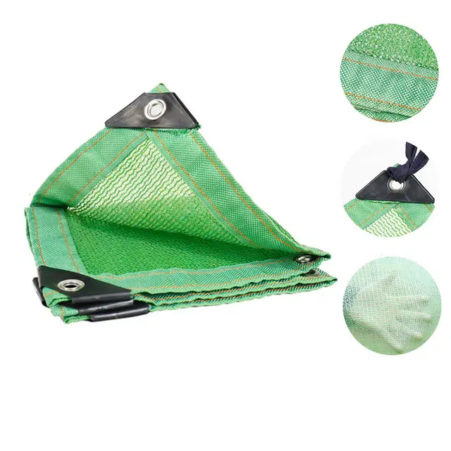 Green HDPE Anti UV Sunshade Net Outdoor Garden Sunscreen Sunblock Shade