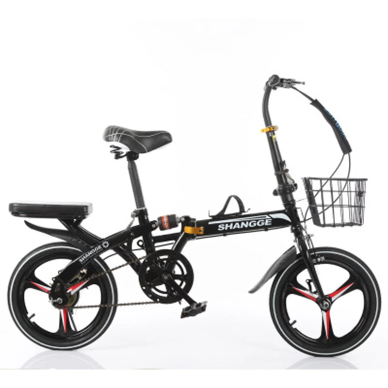 

Folding Bicycle 20-Inch Variable Speed Grid Disc Brake Adult Ultra-Light Students Portable Small Bicycle