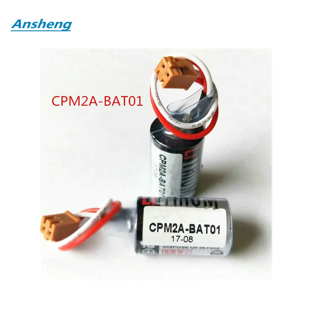 

5 шт./лот оригинальная новая женская 3,6 В CPM2A / CQM1H PLC литиевая батарея батареи с разъемами ER3V CPM2A-BAT01