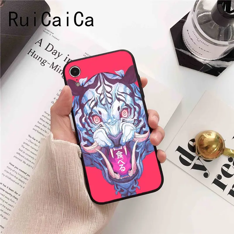 Japanese Style Anime Embossed crane fox