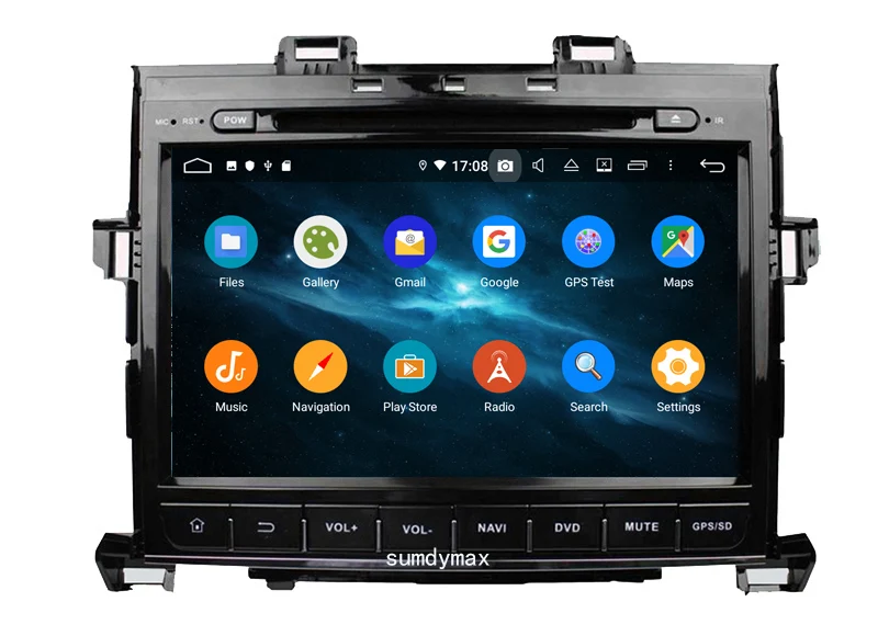 Excellent 9" android 9.0 car radio gps for toyota Alphard vellfire 2009-2014 with 8 octa 4G RAM 64G ROM gps navigation audio 2