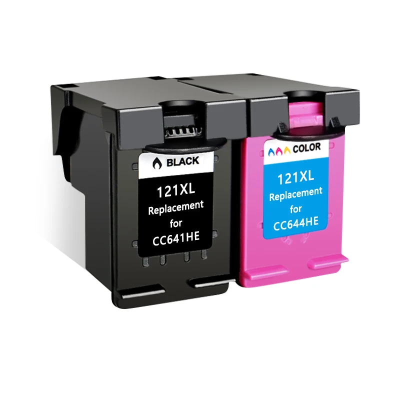 2pk Замена для картриджа HP 121 Совместимость с Deskjet D2563 F4283 F2423 F2483 F2493 F4213 F4275