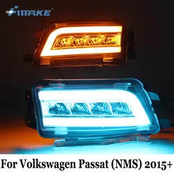Smrke DRL для Volkswagen Passat (NMS) 2015 ~ 2017/автомобиль Габаритные огни и противотуманные фары сборки/день дальнего
