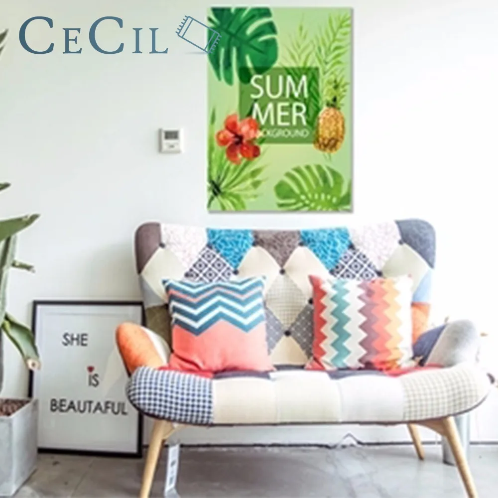 

Background Cloth Nordic Style Plant Flower Green Room Bedroom Home Studio Taking Photo Tapestry Wall Hanging Decoration Cloth