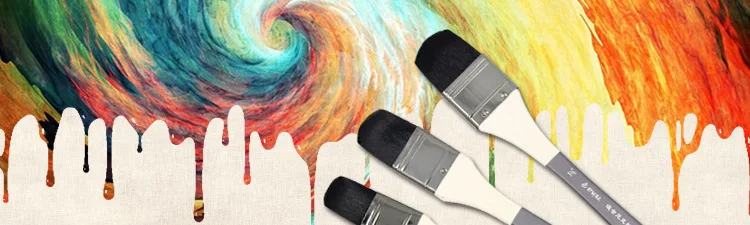 Escova de Nylon Escova de Pintura Preta de Alta Pintura a Óleo Pintura de Parede de Acrílico Forma de Avelã Pincel de Pintura Linha Qualidade 5 Pçs - Set Mew 3 Qualidade pintura a óleo pintura de parede