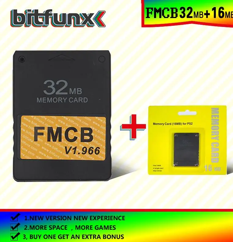 Бесплатная карта памяти McBoot (FMCB)32 Мб v 1 966 (новая версия и новая функция) + 8/16/32/128/MB
