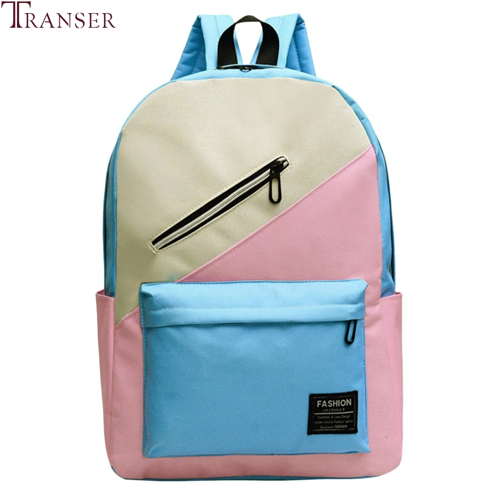 

Transer 2019 hot Canvas Minimalism Best Backpack For Adolescent Girl Female New Travel Leisure Women Backpack Shoulder Bag #30