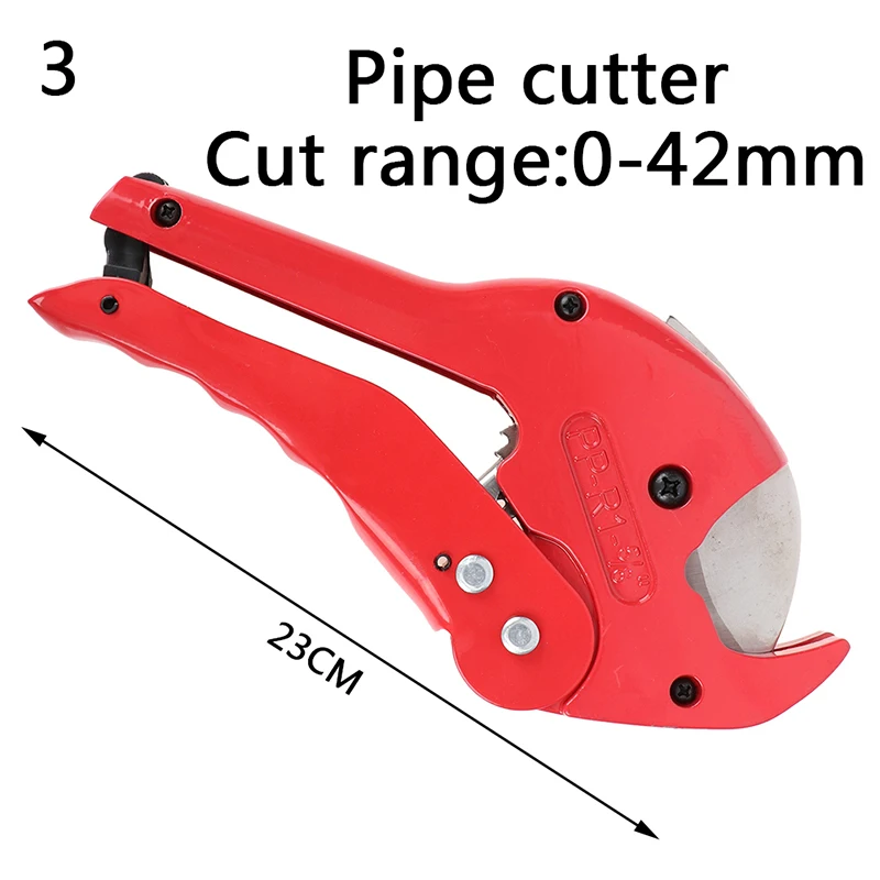 1 шт. ножницы для тела из алюминиевого сплава ПВХ-труба режущая Трубка Резак шланг из полипропилена режущий сплав Храповые ножницы ручные инструменты - Цвет: A3