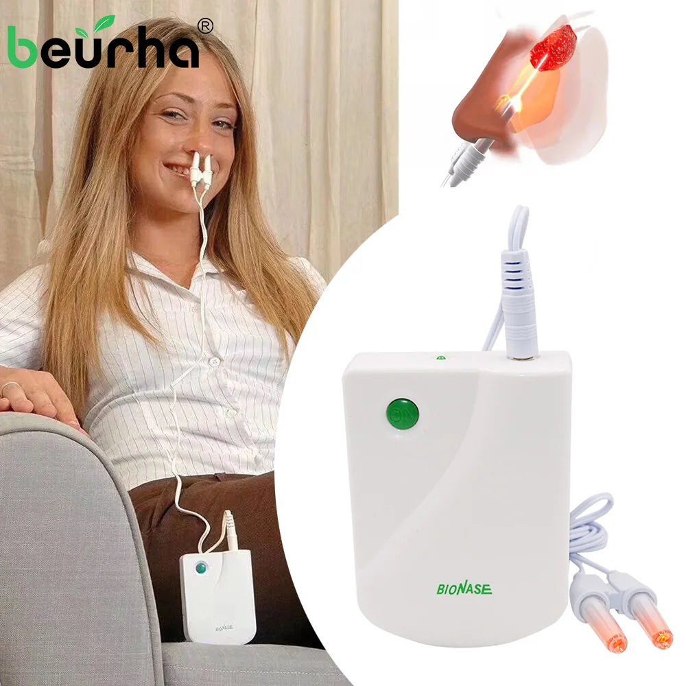 

proxy BioNase Nose Care Nose Rhinitis Sinusitis Therapy Machine Cure Hay fever Low Frequency Pulse Laser Body Nose Massage Tools