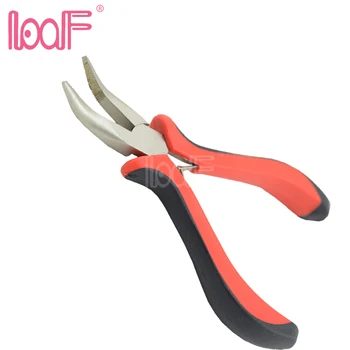 

LOOF Wholesale 100pcs Bend tip pliers/clamp micro loop for Hair Extension Use Tool Kits