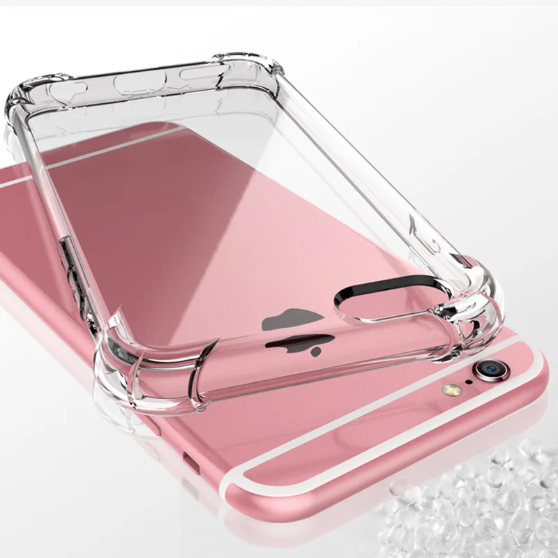 Чехлы для iphone X XS Max XR прозрачный силиконовый чехол с воздушной подушкой 5s 6 7 8 plus Pro