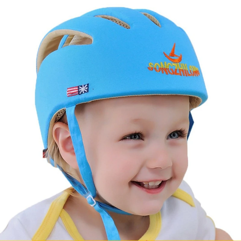 

2017 Baby Toddler Safety Helmet Headguard Cap Adjustable Hat No Bumps Kids Walk Learning Helmets Protective Hat Gear Cap XT