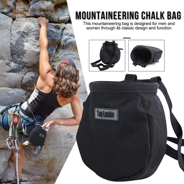 Magnesia Sack Rock Climbing Chalk Bag Waterproof Pocket For Weight