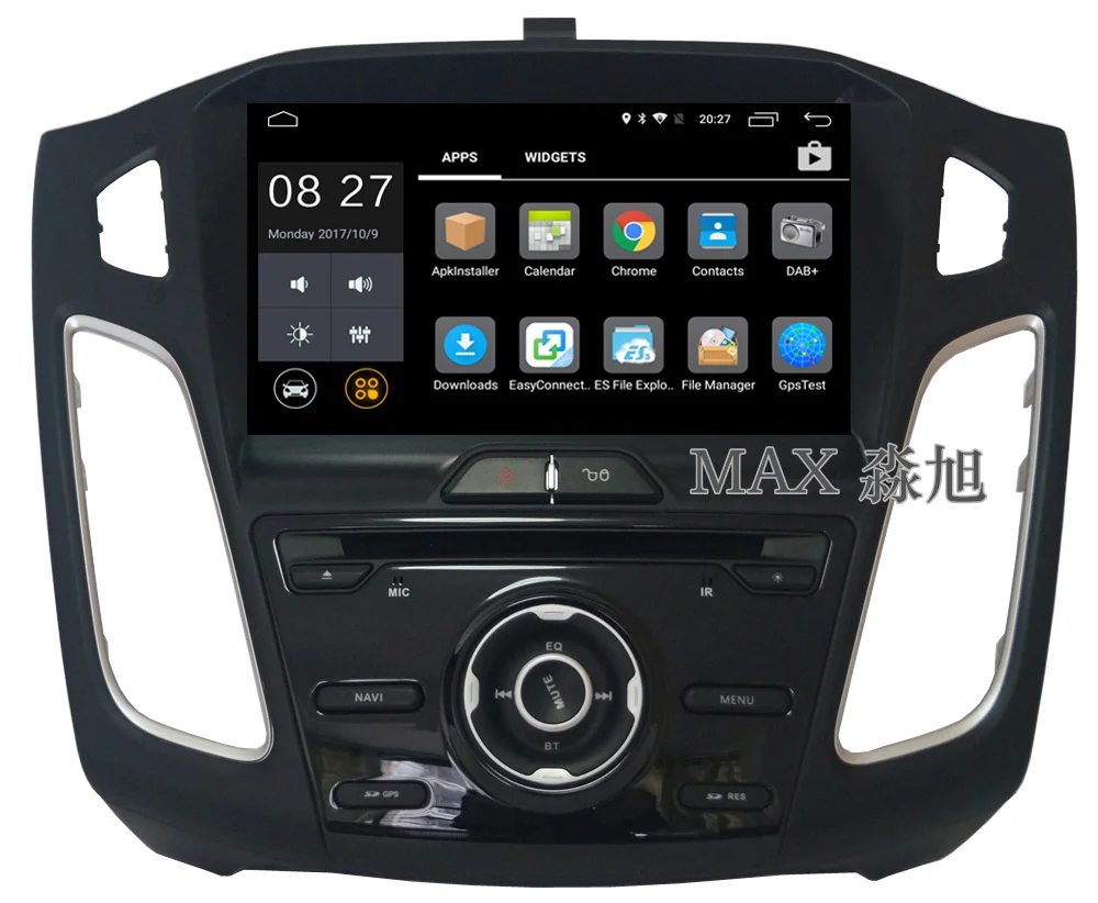 Best MAX Android 8.1 IPS Screen GPS Navigation System Car DVD Player for Ford Focus 2012 2013 2014 2015 Car Radio RDS Stereo Free Map 1
