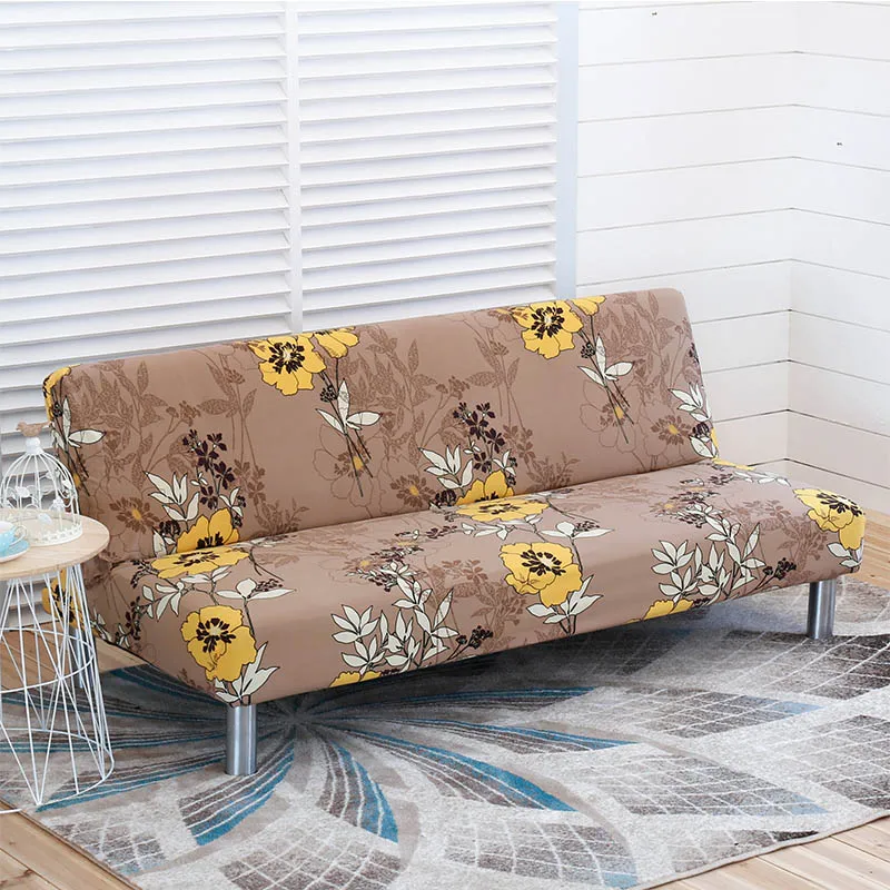 Чехол для дивана без подлокотников плотный обёрточная Крышка для дивана высокая эластичность легко загружать и выгружать для гостиной мягкие чехлы для мебели много стилей - Цвет: GLJJ-WFSSFT-FHSJ