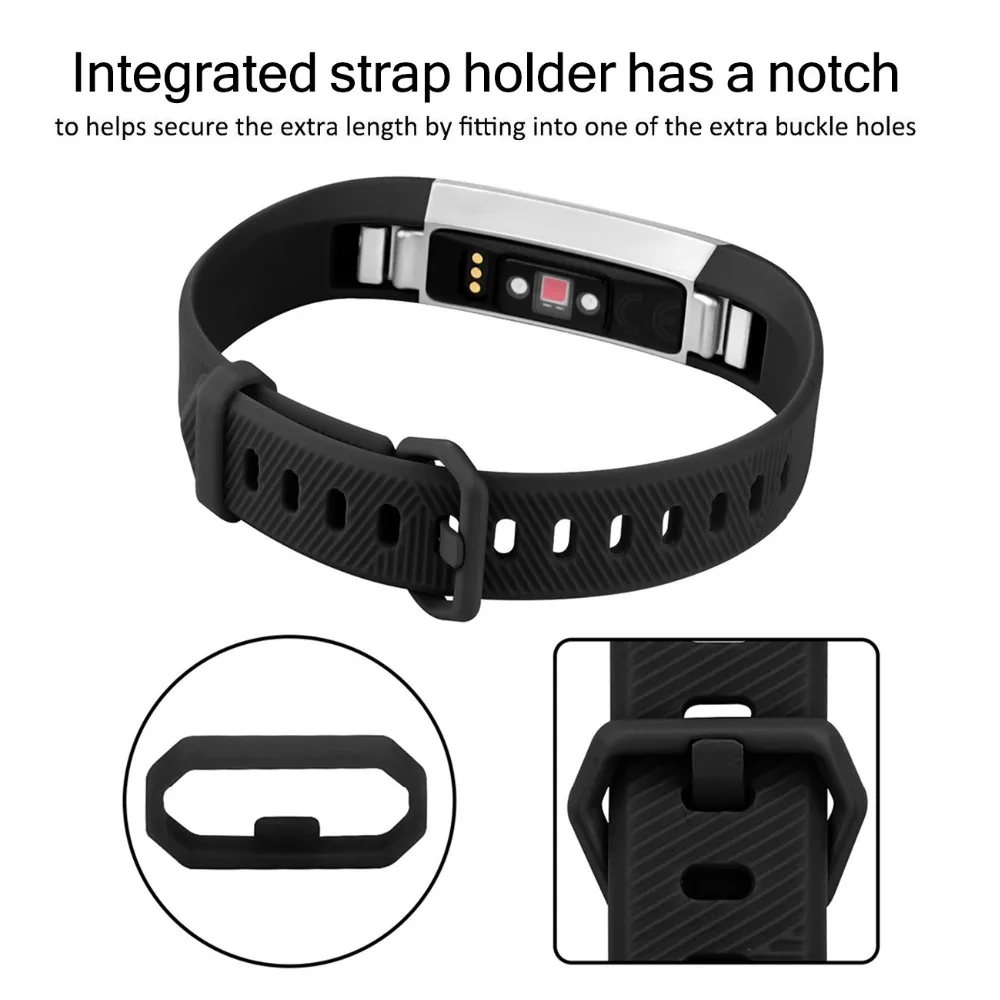 Baaletc For Fitbit Alta HR/Alta Silicone Watchband Replacement Wrist Band Silicon Strap Clasp  Smart Wristband Watch For Fitbit